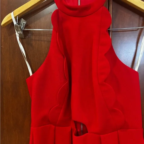 NWOT BCBGeneration Vibrant Red Mini Dress - Picture 5 of 11
